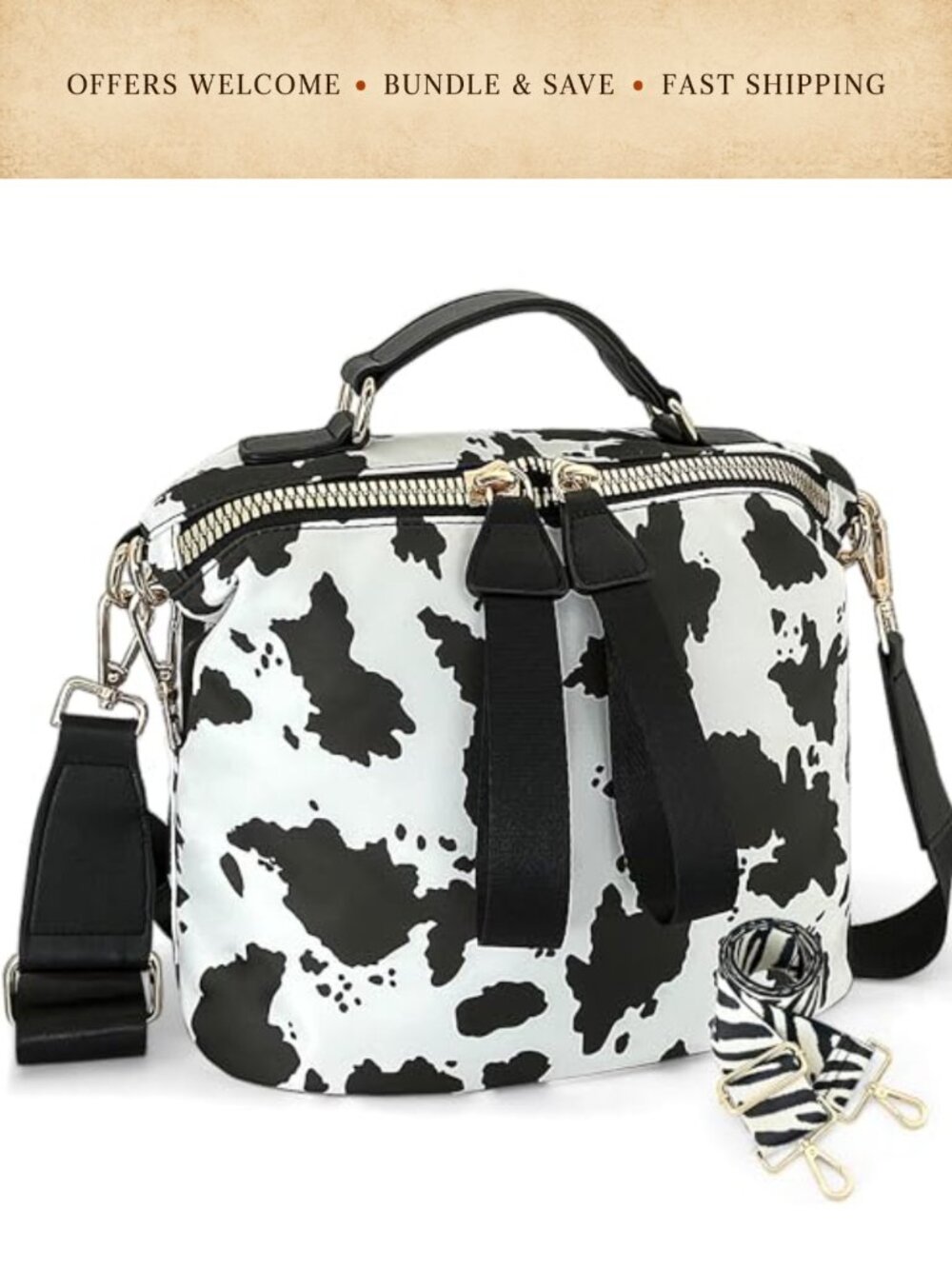 GINJKGO Heavy Duty Crossbody Bag 4L Lightweight Purse